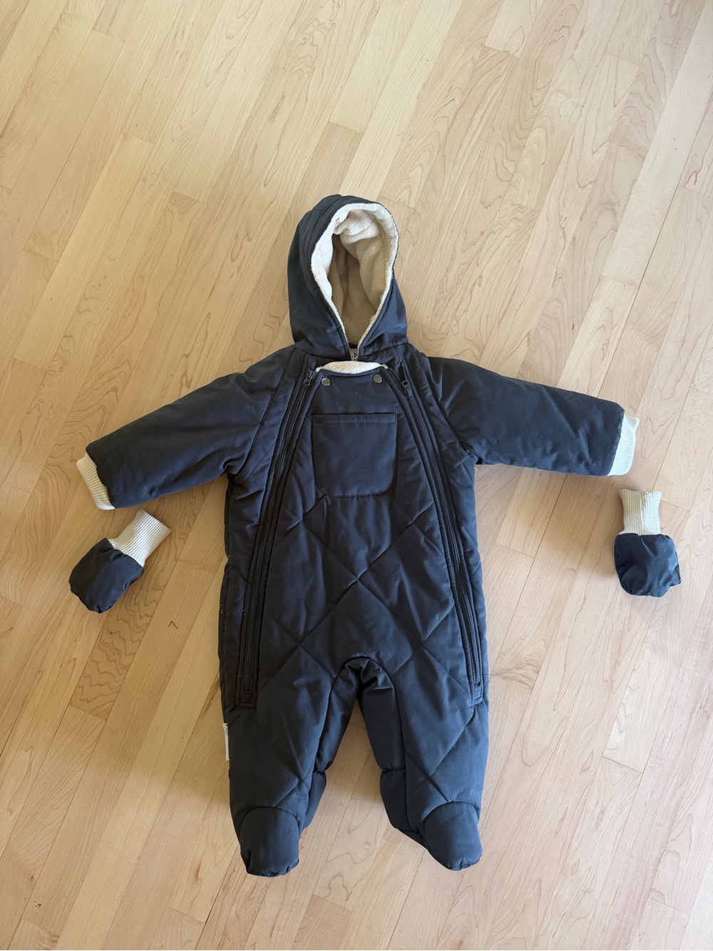 7am enfant unisex benji snowsuit 6-12 months - Picture 3 of 10